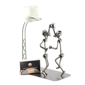 BASKETBALL 2 PERSONEN MIT VISITENKARTEN-HALTER