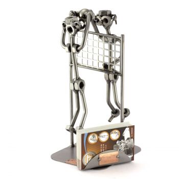 VOLLEYBALL MIT VISITENKARTEN-HALTER