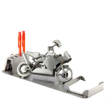 RENNMOTORRAD MIT BÜRO ORGANIZER