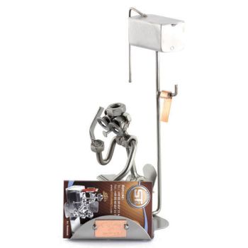 KLOMANN MIT HANDY MIT VISITENKARTEN-HALTER