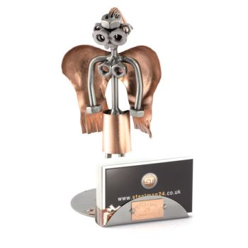 SCHUTZENGEL MIT VISITENKARTEN-HALTER