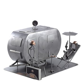 CAMPING MIT VISITENKARTEN-HALTER