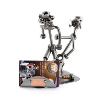 FUSSBALL MIT VISITENKARTEN-HALTER