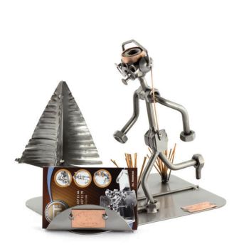 JOGGER MIT VISITENKARTEN-HALTER