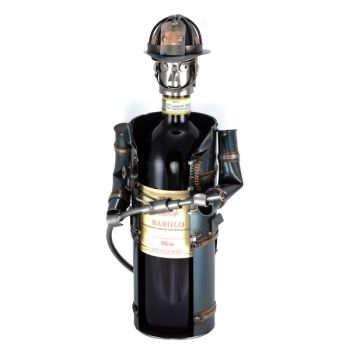 WEINFLASCHENHALTER FEUERWEHRMANN