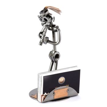 BLOCKFLÖTE MIT VISITENKARTENHALTER