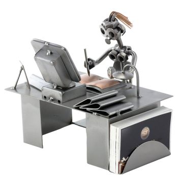 PC-COMPUTER MIT VISITENKARTEN-HALTER